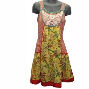 Ritu Kumar Summer Floral Boho Dress size 1
